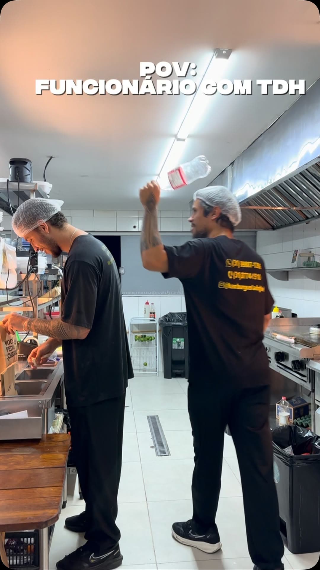 Equipe na cozinha